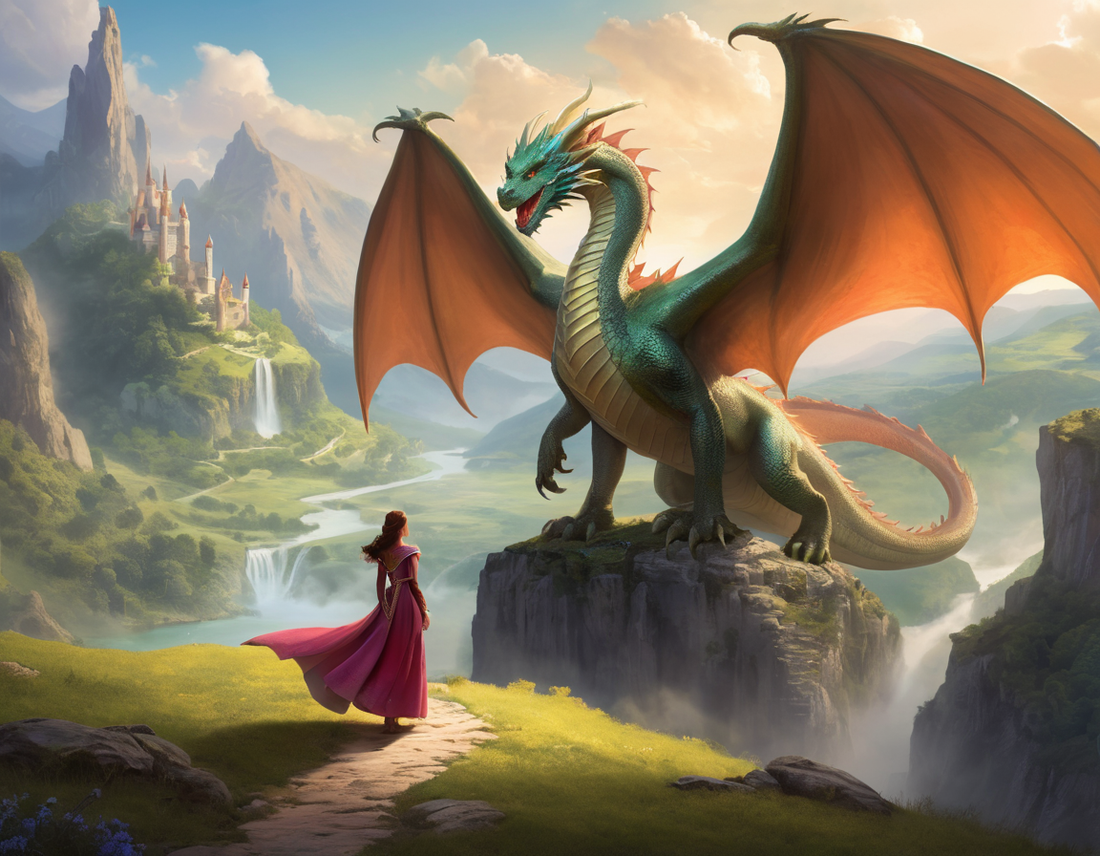 The Princess Who Kissed a Dragon - Bedtime stories by AI