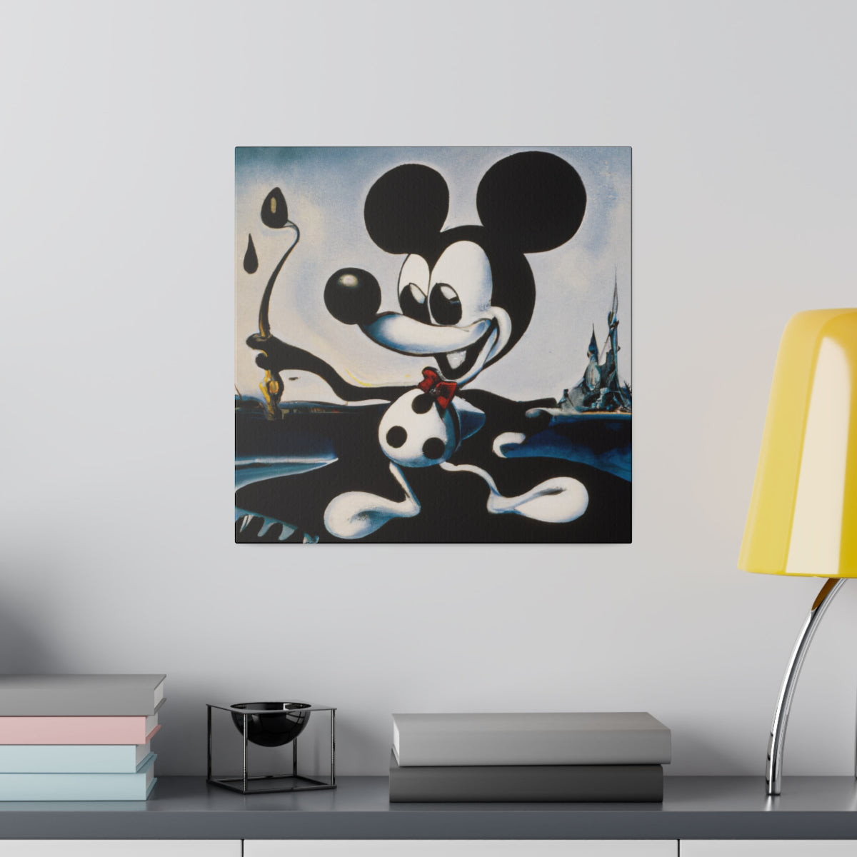 Mickey sticky Canvas Print