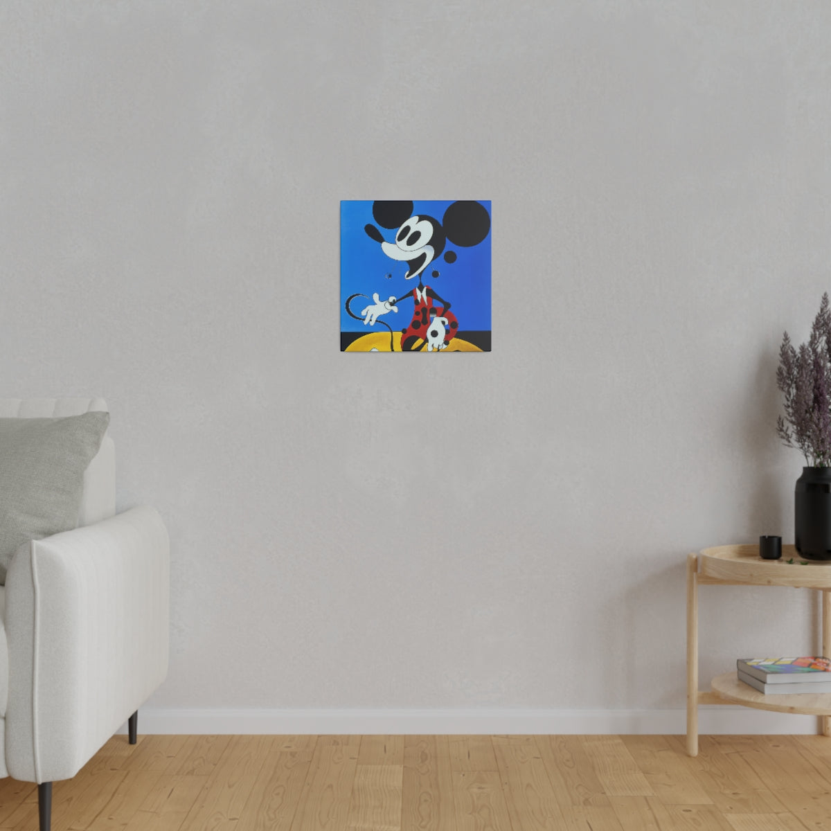 Smile Mickey Canvas Print