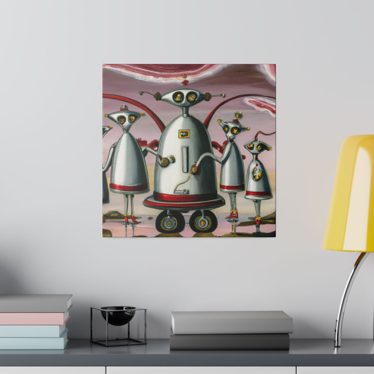 Jetsons robots Canvas Print