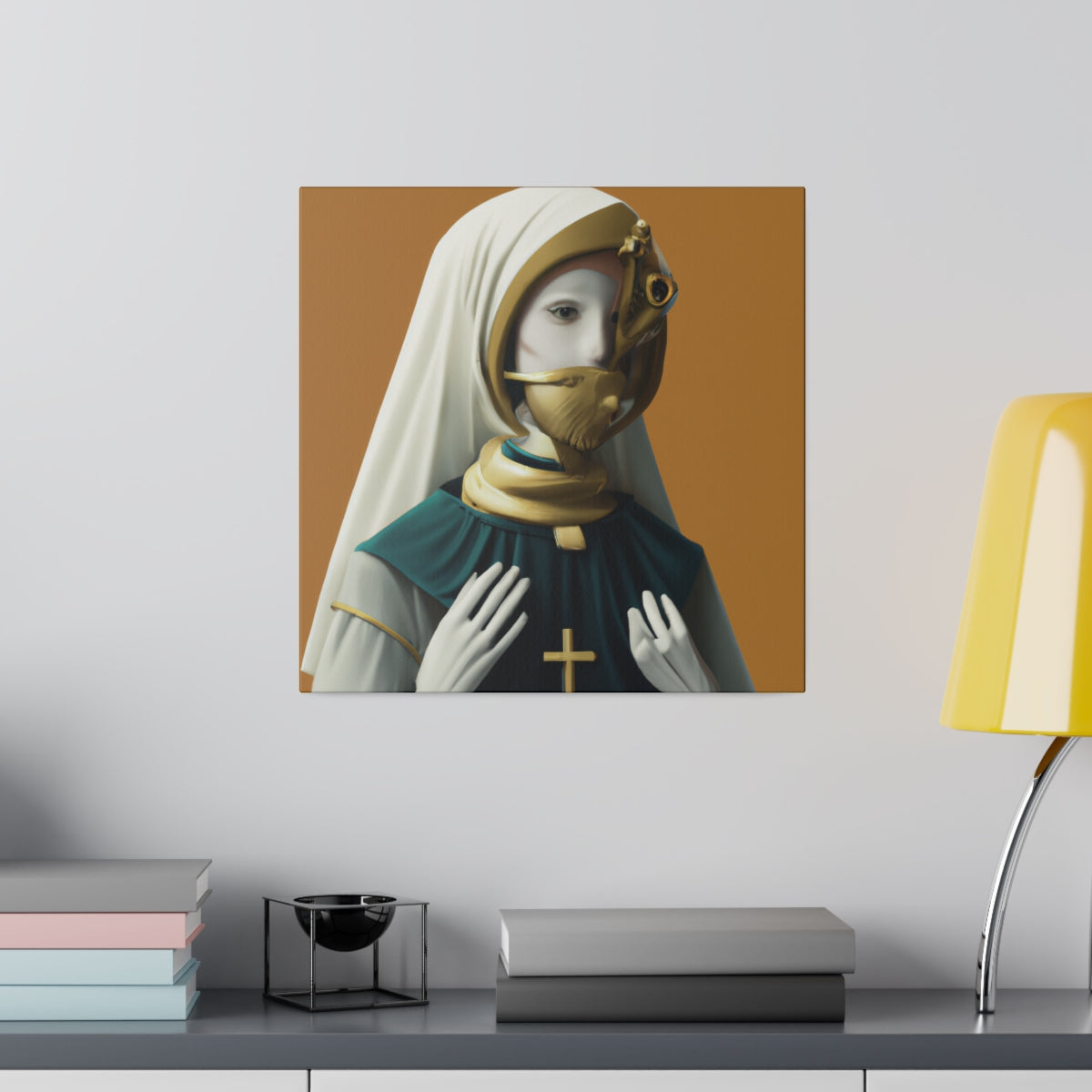 Silent Nun Canvas Print